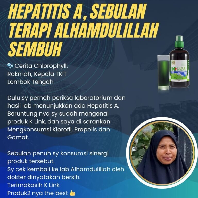 Home hepatitis sembuh sebulan minum klorofil